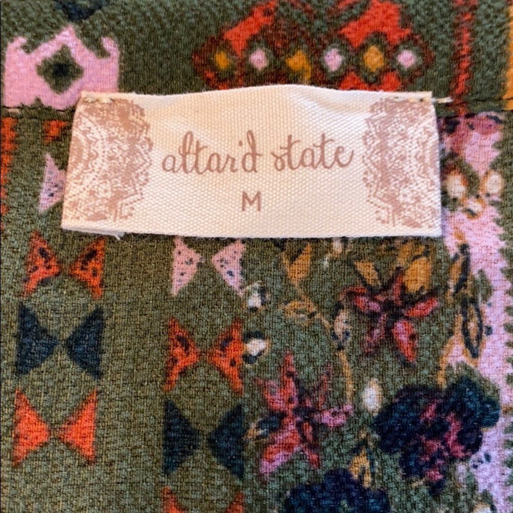 Altard State maxi dress size M multicolored - Picture 7 of 12
